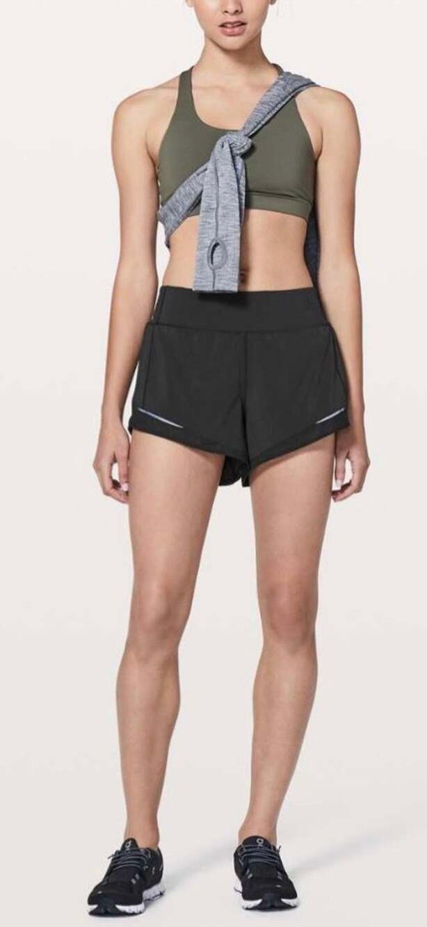 Lululemon Gait Keeper Shorts 3” inseam Black Size 8 Lined Active